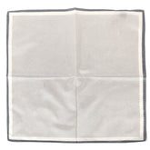Grey Marl XL Silk Pocket Square 40cm
